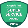 2016 Angie's List Super Service Award Logo