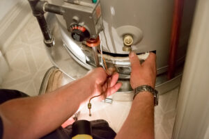 Mahon Plumbing Water Heater Serviced